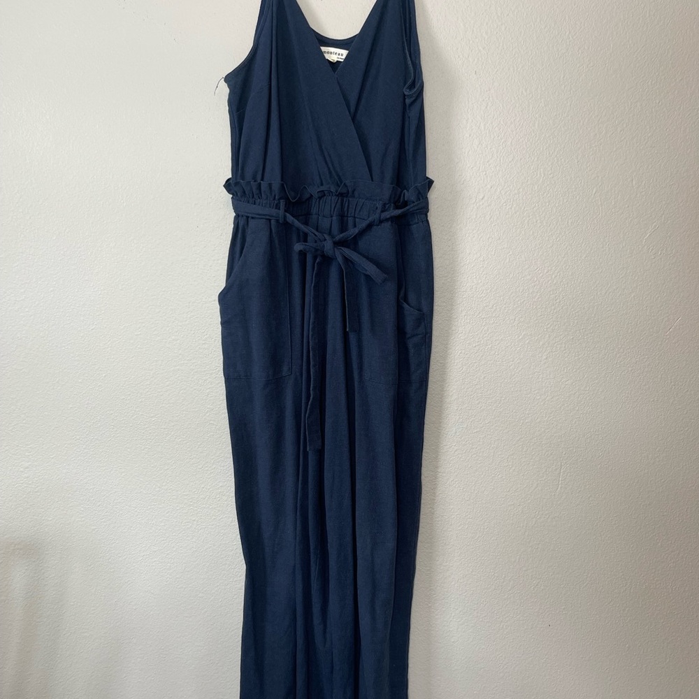 Navy Jumpsuit Size L